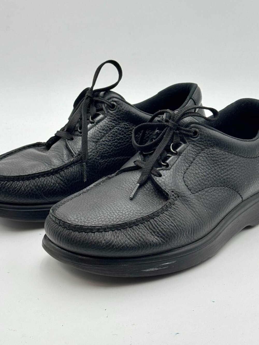 SAS Tripad Comfort Mens 11.5 Wide Black Pebbled Leather Shoes Walking Sneakers
